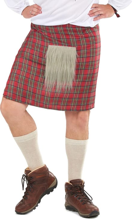 Vegaoo - Geruite Schotse kilt voor volwassenen
