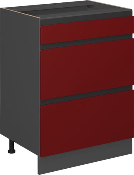 Vicco R-Line Keukenonderkast – 60 cm WB Marmer Rood