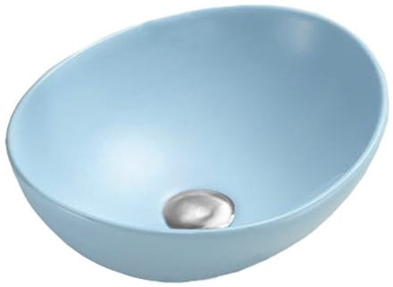 Mexen Elza opbouwwastafel 40 x 33 cm, blauwe mat - 21014049