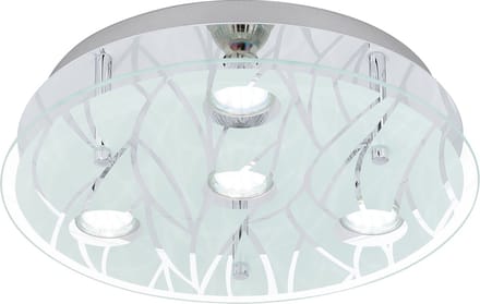 EGLO FARELLA PLAFOND 4X3W Ø350 CHROOM