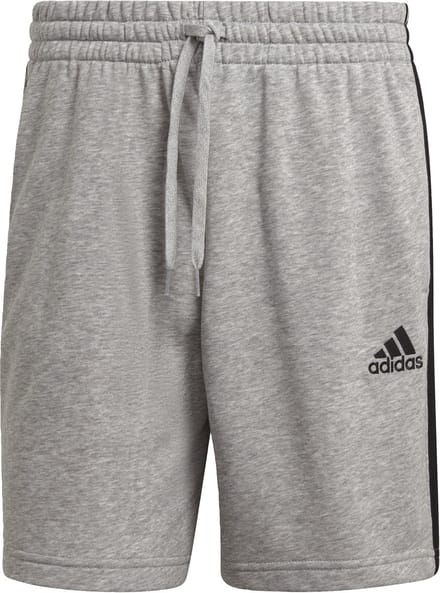 Adidas Sportswear Essentials French Terry 3-Stripes Short - Heren - Grijs