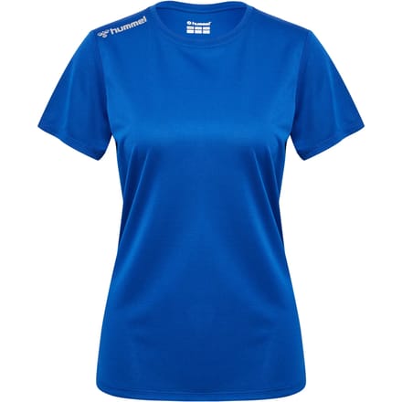 Hummel Damen T-Shirt Hmlrun Jersey S/S Woman True Blue-L
