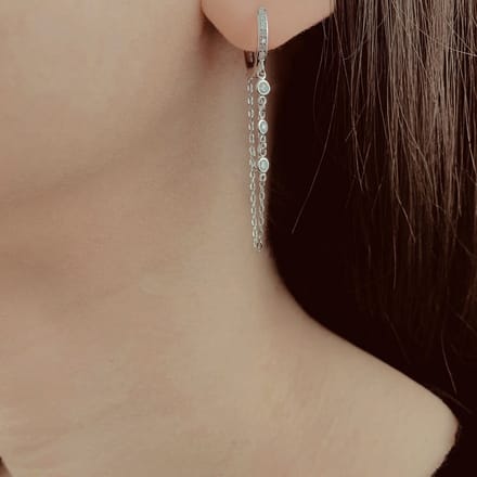 Hetty'S - Opvallende - Oorringen - 925 zilver - Zirconia's