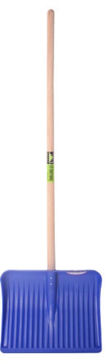 MM Eurotool Sneeuw/voerschep blauw met steel 130cm Groot