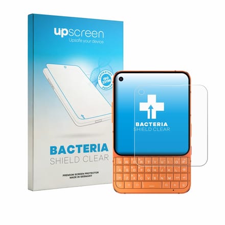 upscreen - Screenprotector voor Unihertz Titan 2 Elite Pro - Folie Beschermfolie transparant antibacterieel