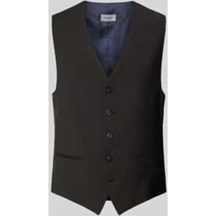 Regular fit gilet van scheerwolmix, model 'HUGO'