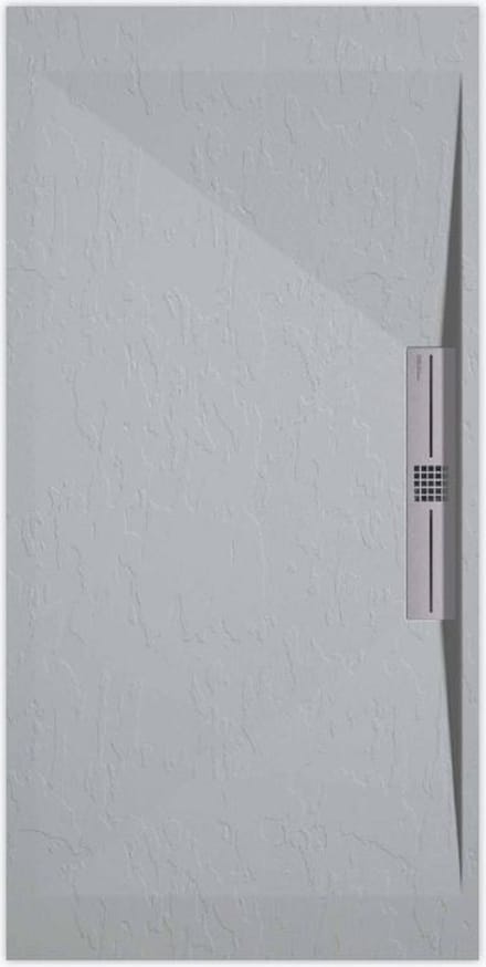 Sanifun douchebak Stone Side Gray 7035 Slate 900 x 800 S