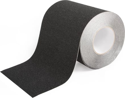 Antislip tape voor trappen zelfklevend 200mm breed - Zwart - Rol 18,3 meter