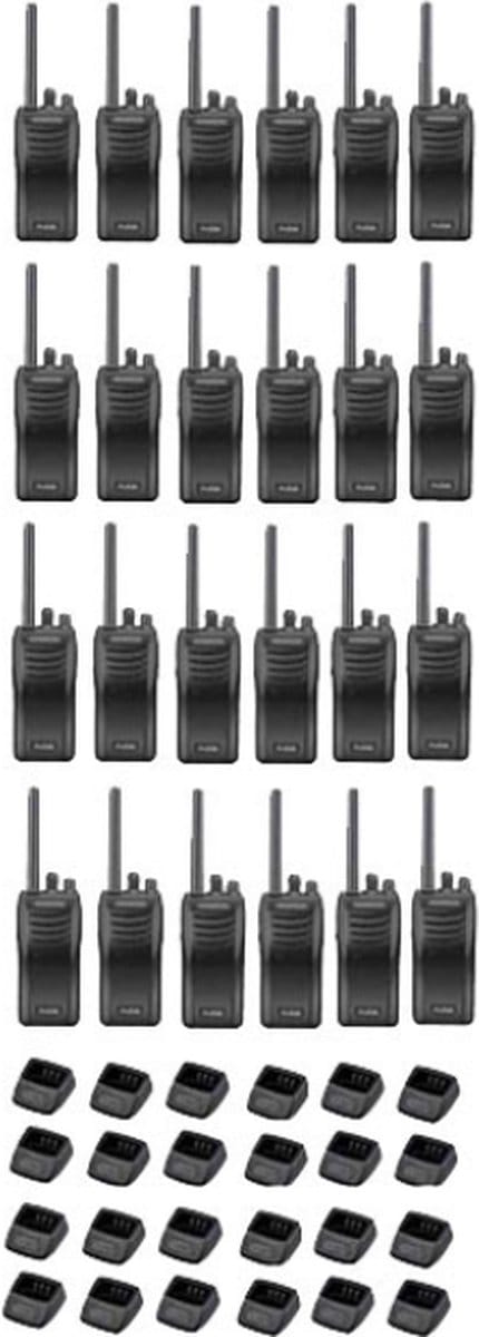 Set van 24 stuks Kenwood TK-3501 PMR446 met tafelladers