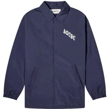 Autry Blauwe Polyester Shell Jas