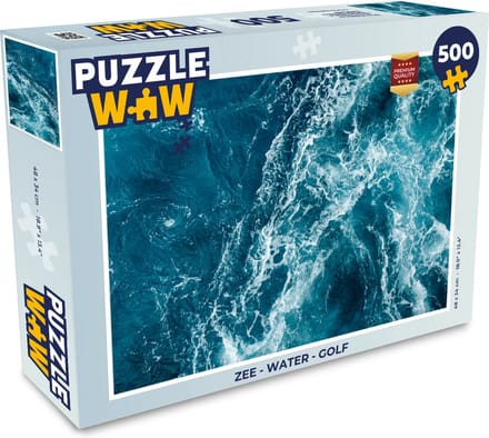 Puzzel Zee - Water - Golf - Legpuzzel - Puzzel 500 stukjes