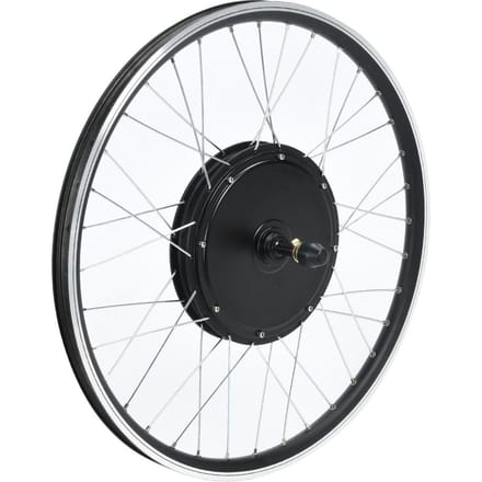 Kit de Conversion Ebike 36V 500W 700C Roue Instrument d'Affichage Kt lCD5(pour cassette roue libre arrière ) black