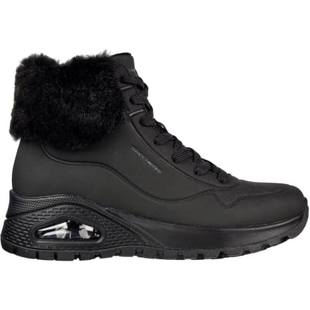 Skechers Skechers Uno Rugged Veterboots zwart Synthetisch