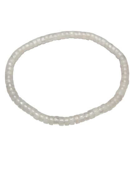 Bergkristal spacer armband