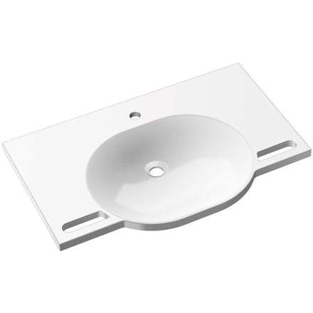 HEWI Universal washbasin 85 x 55 cm with 1 tap hole 950.11.601