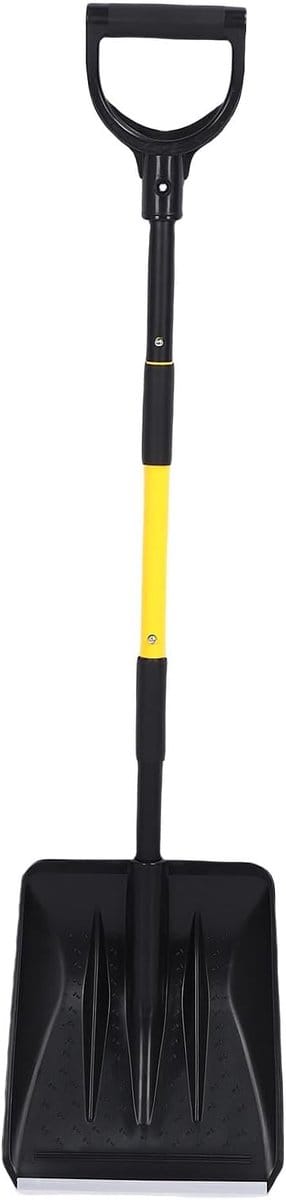 Sneeuwschep - Sneeuwschuiver - Sneeuwruimen Oprit - Ergonomische Dubbele Handgreep - 113 cm Lengte