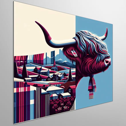 Kunstprint | Wanddecoratie | Dibond | 20 × 20 cm