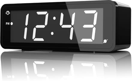 Digitale Wekker met Groot LED Display, Verstelbare Helderheid en Snooze Functie