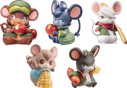 Gundam Cyu Mars - Actiefiguur Box Set - Verzamelobject - Inclusief 5 minifiguren - 5 cm