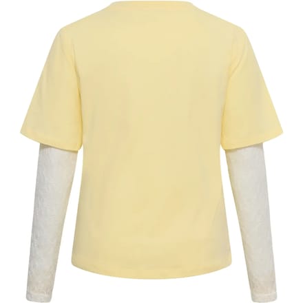 Dames-T-shirt met lange mouwen KAFFE Curve Kcellina