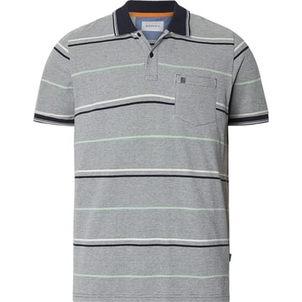 Babista herren Poloshirt - 60/62 - groen - Plus Size