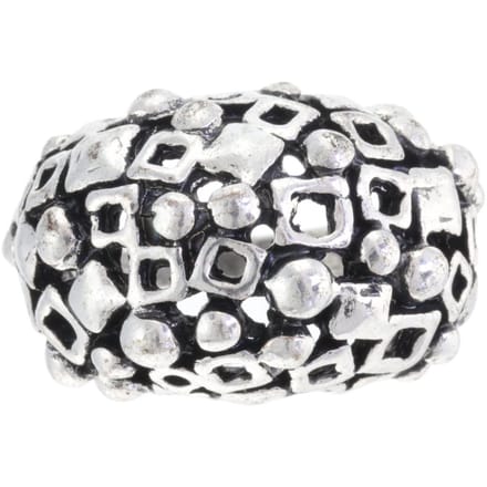Behave - Ring - Antiek zilverkleurige statement ring – Uniek en tijdloos design