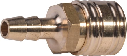 SW-Stahl 25083L perslucht-eenhandsnelkoppeling DN 7, 2 slangpilaren 9 mm