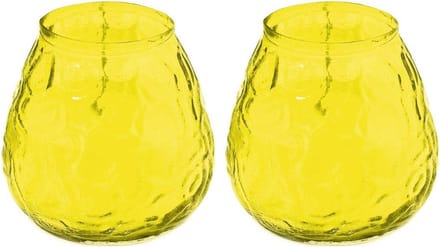 Windlicht - geurkaars - 5x - citronella - 48 branduren