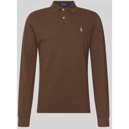 Slim fit poloshirt van puur katoen