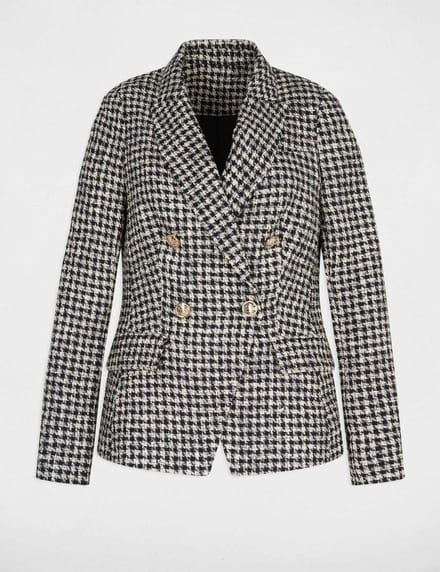 Morgan - Rechte Blazer Met Reverskraag 252-Vjean Meerkleurig - Color : M-38