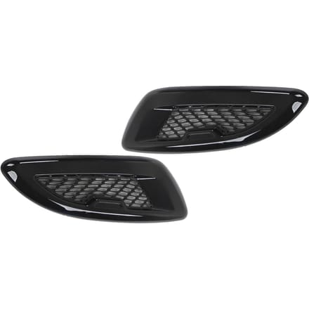 Style Dynamique Noir Brillant Calandre de Capot Évents d'Air Garnitures Additionnelles Remplacement Pour Land Rover Range Rover Evoque L538 12 à black