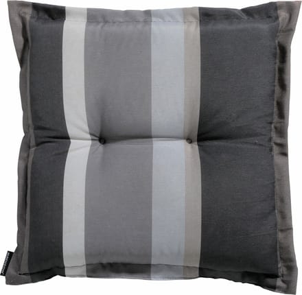 Madison Zitkussen - Hocker - Stripe Grey - 50x50 - Grijs