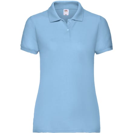 Fruit of the Loom Dames/dames Poloshirt (Hemelsblauw)