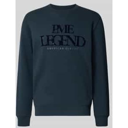 sweatshirt met labelprint