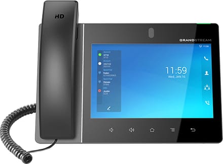 Grandstream GXV3480 - IP video phone - with digital camera Bluetooth interface - 12-way call capability