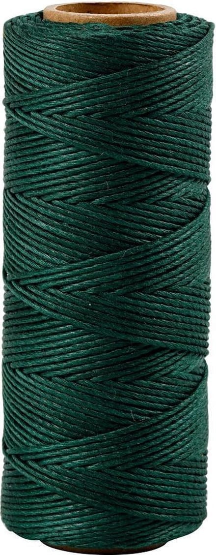 Bamboekoord, dikte 1 mm, groen, 65 m/ 1 rol