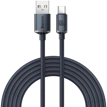 Baseus Crystal Shine cable USB to USB-C 100W 2m (black)