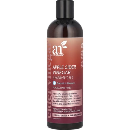 Artnaturals, Shampoo au Vinaigre de Cidre de Pomme, Pour Tous les Types de Cheveux, 12 Fl Oz (355 ml) brown