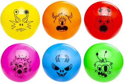 Duckiez Bal Monster Gezicht - 1 stuk