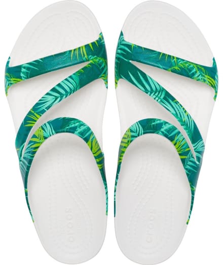 Crocs Kadee II Tropical Sandalen Wit Maat 34/35 US 5