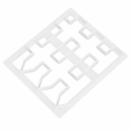 Dailygoody - Houten Hek Cookie Cutter - Taartomheiningsvorm - Wit