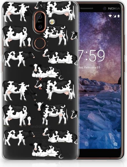 Nokia 7 Plus TPU Hoesje Koetjes