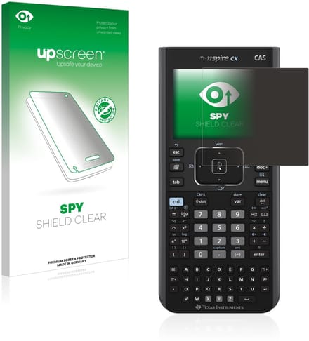upscreen - privacy screenprotector voor Texas Instruments Nspire CX CAS - Folie Beschermfolie Blauwlichtfilter