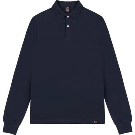 Polo met lange mouwen in piqué Colmar