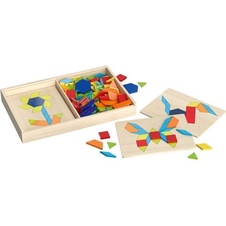 LUPILU Houten motoriek speelgoed (Mozaïek spel)