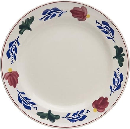 Royal Boch Boerenbont Bord Plat - Ø21cm - set van 2