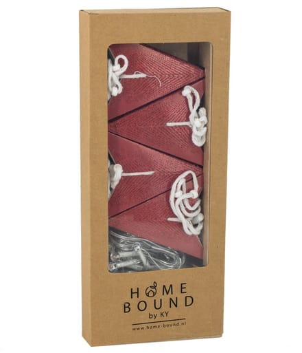 Kerstster slinger 8 stuks met timer red