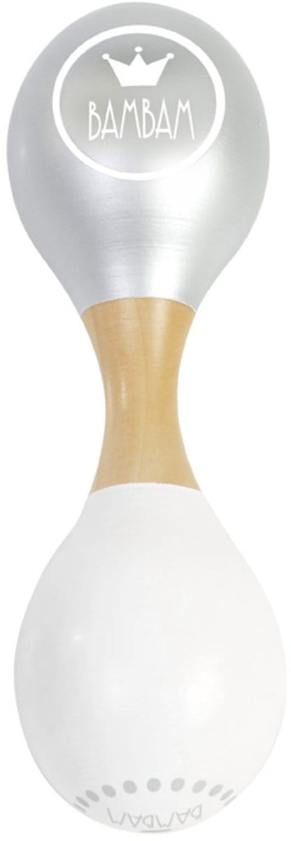 BAMBAM Eco-vriendelijk houten Sambabal - Grijs - Baby cadeau