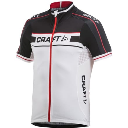 Craft Performance Grand Tour Jersey wit rood Maat S