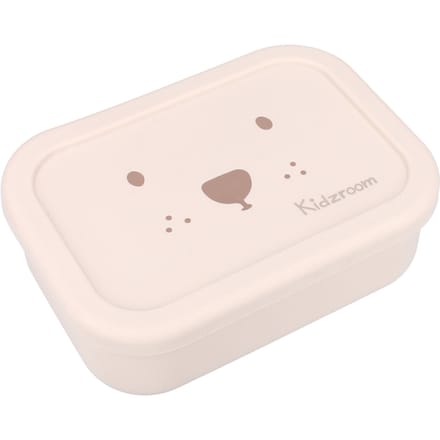 Kidzroom Beary Excited Lunchbox - 1.2 l - 6 x 17 x 12 cm - Beige - Beer